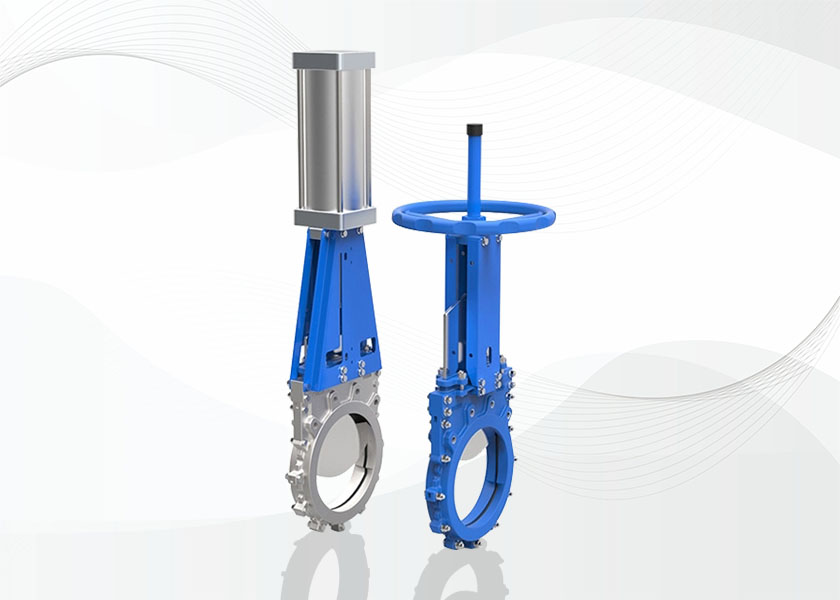LM 2PC Body Bi-directional Seal Non-groove Knife Gate Valve