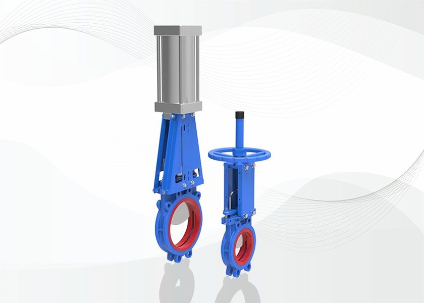 LS Integral Bi-directional Seal Knife Gate Valve non-groove Wear-Resistant